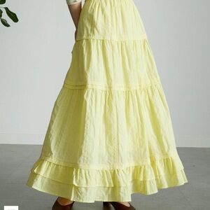 Vintage Tiered Maxi Skirt